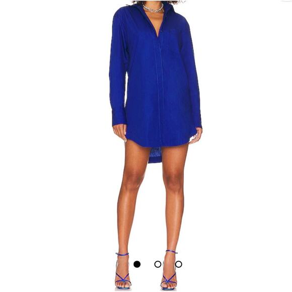 Alix NYC Clay Shirt Dress Black Mini Button Down Medium Revolve LBD - Picture 14 of 15